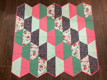 Load image into Gallery viewer, Half Hexi Crib Quilt
